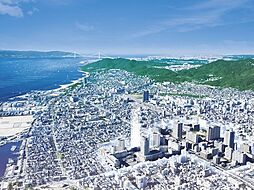 航空写真（平成21年12月撮影）にCG加工を施したものです。