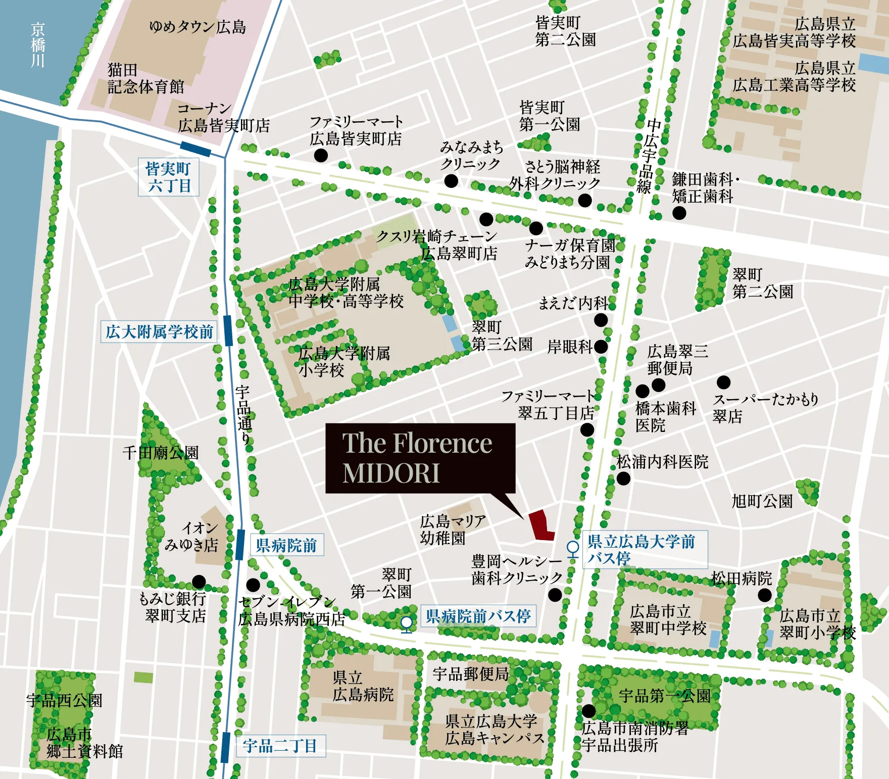 Theフローレンス翠：案内図