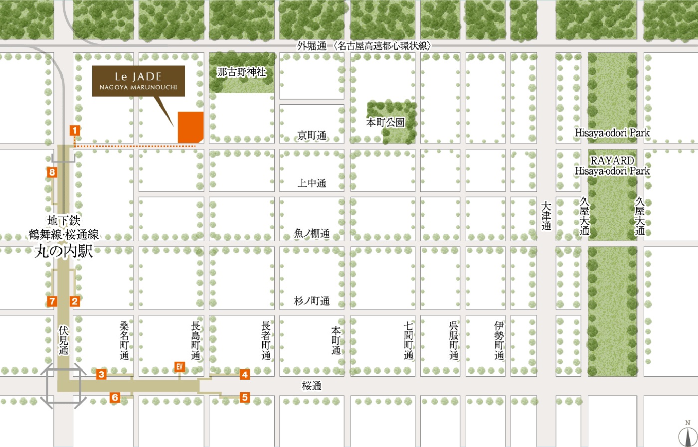 レ・ジェイド名古屋丸の内 コンセプト