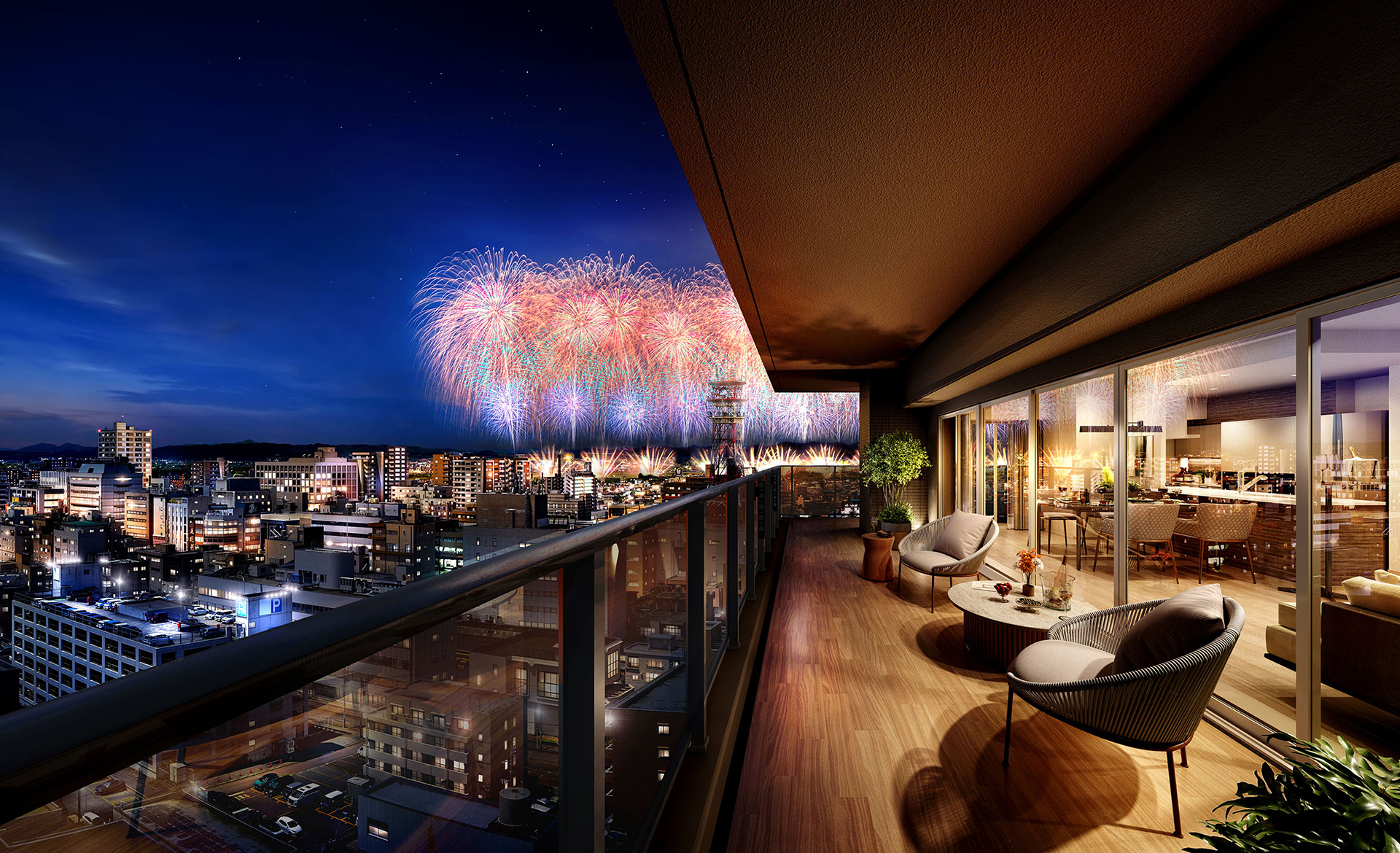 ポレスター長岡ステーションテラス 潤いと共に暮らすバルコニーの魅力