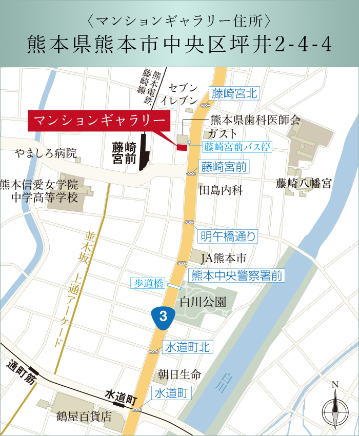 グランドオーク帯山：モデルルーム地図