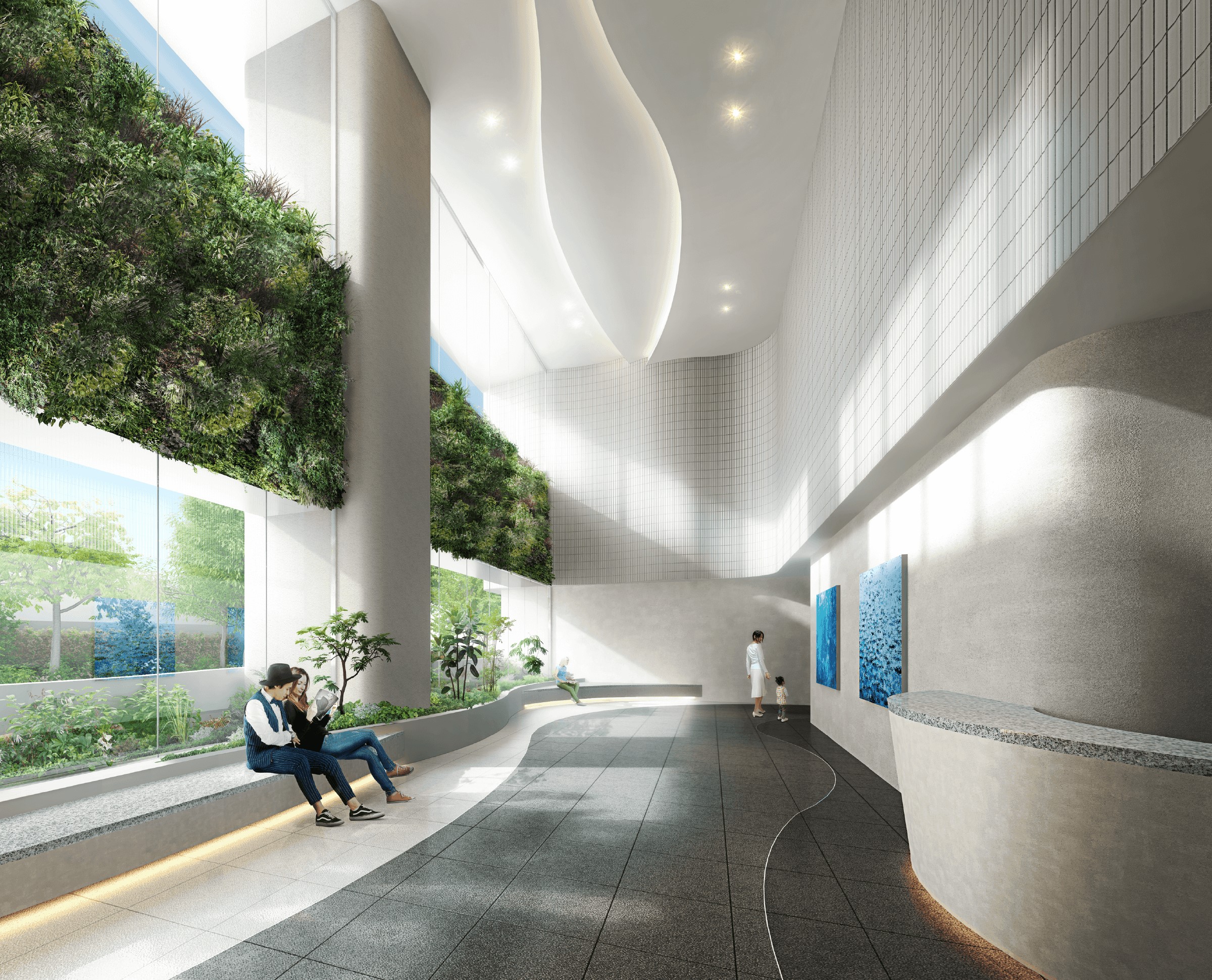 パークタワー品川天王洲 豊かな暮らしを支える緑と共用施設の工夫