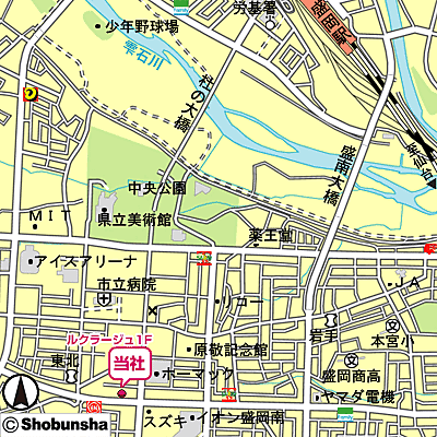 株式会社ハウスメイトショップ 盛岡店の周辺地図