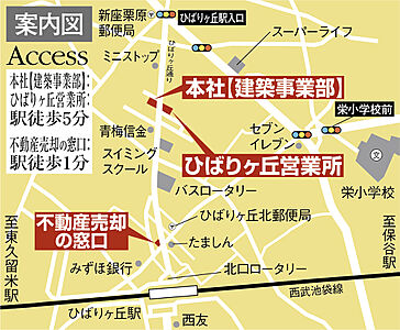 株式会社マイタウン西武の周辺地図