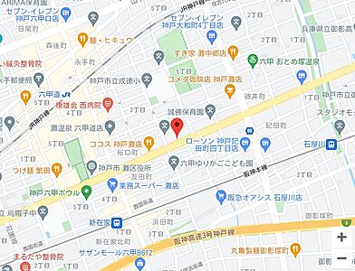 株式会社福屋不動産販売 六甲道店の周辺地図