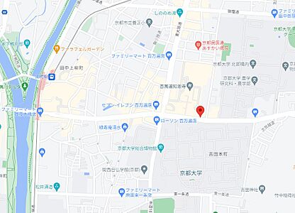 株式会社ハウス・メッセ 京都大学前店の周辺地図