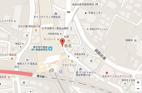 株式会社タイセイ・ハウジー　菊名営業所の周辺地図