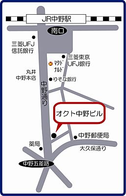 株式会社オクトホームの周辺地図
