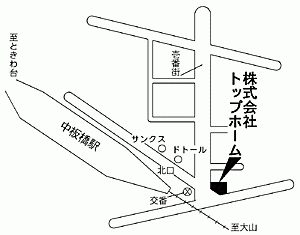 株式会社トップホームの周辺地図