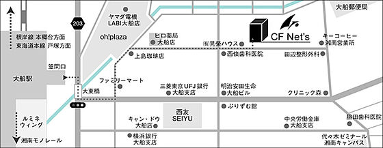 株式会社シー・エフ・ネッツ 鎌倉本店の周辺地図