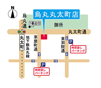 株式会社エリッツ 烏丸丸太町店の周辺地図