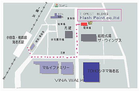株式会社フラッシュポイント　不動産事業部の周辺地図