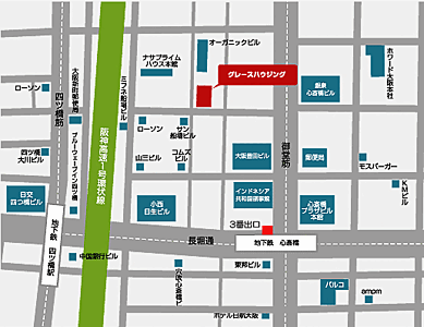 株式会社グレースハウジングの周辺地図