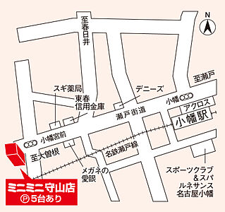 株式会社ミニミニ 守山店の周辺地図