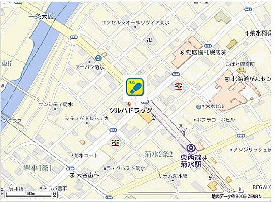 株式会社常口アトム 菊水駅前店の周辺地図