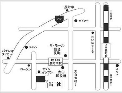 株式会社むつみ・ハウジングの周辺地図