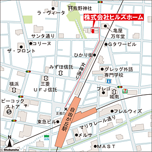 株式会社ヒルズホームの周辺地図