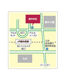 株式会社ハウスパートナー 錦糸町店の周辺地図