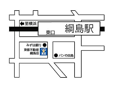 リロの不動産 株式会社東都 綱島店の周辺地図