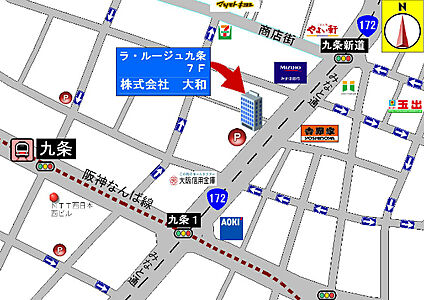 株式会社大和の周辺地図