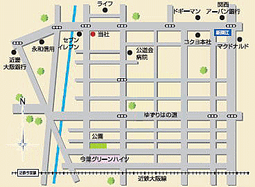 友建ホームズ 本店の周辺地図