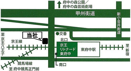 株式会社スペース・プラン　府中店の周辺地図