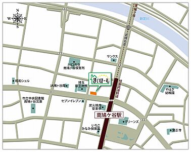 株式会社まいほーむの周辺地図