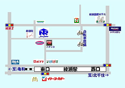 ニューリアルター株式会社の周辺地図