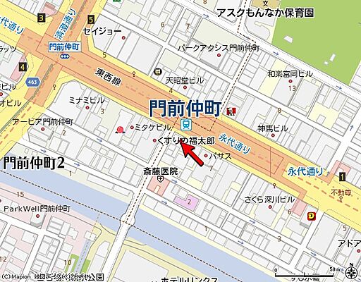 ホームズ 地図 アクセス情報 アイレントホーム株式会社 門前仲町店 不動産会社 不動産屋 の検索