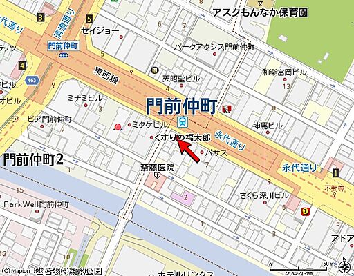 ホームズ 地図 アクセス情報 アイレントホーム株式会社 門前仲町店 不動産会社 不動産屋 の検索