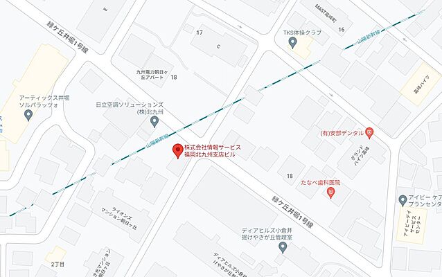 株式会社情報サービス福岡の周辺地図