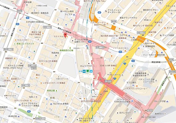 株式会社リブマックスリーシング 東日本リーシング事業部新橋駅前店の周辺地図