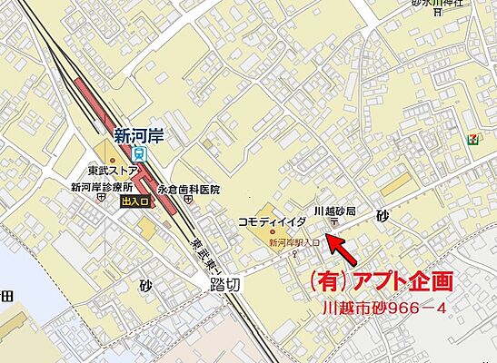 有限会社アプト企画の周辺地図