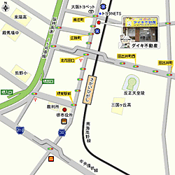 大企不動産の周辺地図