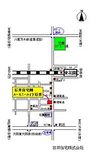 石井住宅株式会社の周辺地図