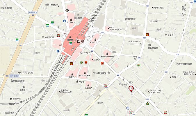 ホームズ 地図 アクセス情報 株式会社mdi 柏賃貸センター 不動産会社 不動産屋 の検索
