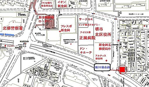 株式会社不動企画の周辺地図