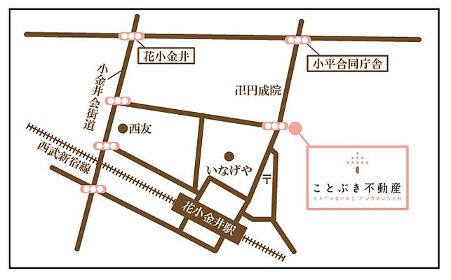 株式会社ことぶき不動産の周辺地図