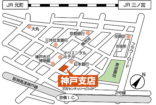 住友林業ホームサービス株式会社 神戸支店の周辺地図