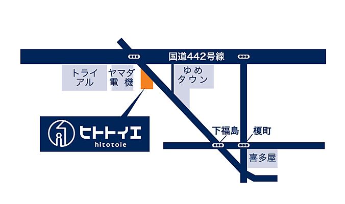 株式会社ヒトトイエの周辺地図