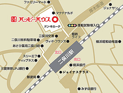 株式会社ハッピーハウスの周辺地図