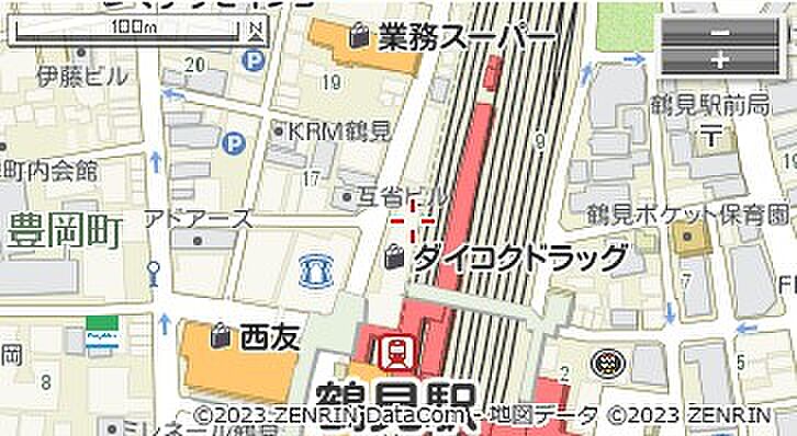 株式会社アリア 鶴見店の周辺地図