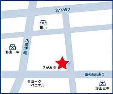 ハウスドゥ 郡山菜根 株式会社Good Agencyの周辺地図