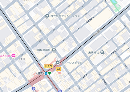 株式会社PLANINVESTの周辺地図