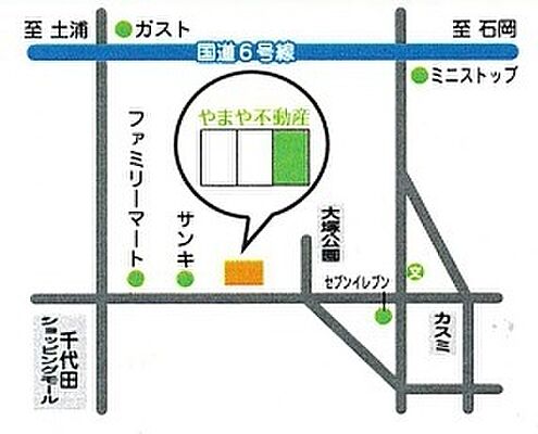 株式会社やまや不動産の周辺地図