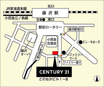 湘南FJ不動産株式会社の周辺地図