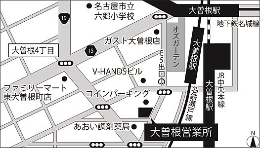 株式会社ウィル 大曽根営業所の周辺地図