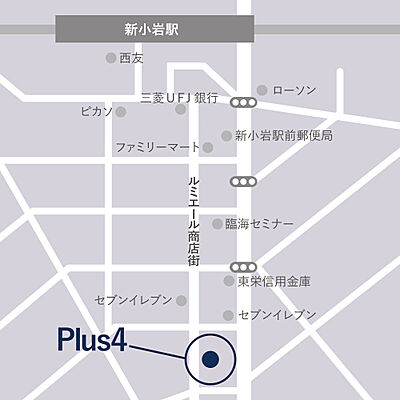 喜正産業株式会社　Plus4の周辺地図