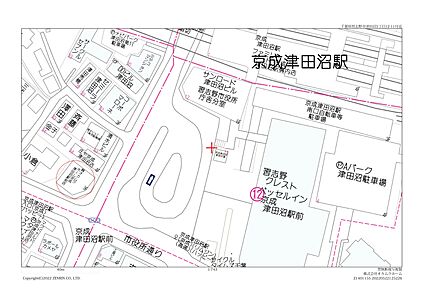 株式会社オカムラホーム 京成津田沼駅前店の周辺地図