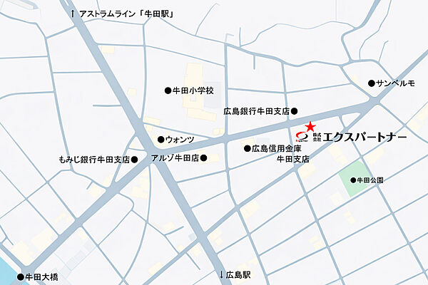 株式会社エクスパートナーの周辺地図
